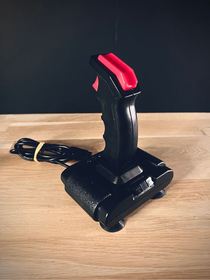 Lot de 2 Joystick Atari Commodore 9 Pin - Quickshot SVI - ZipStick - photo numéro 3