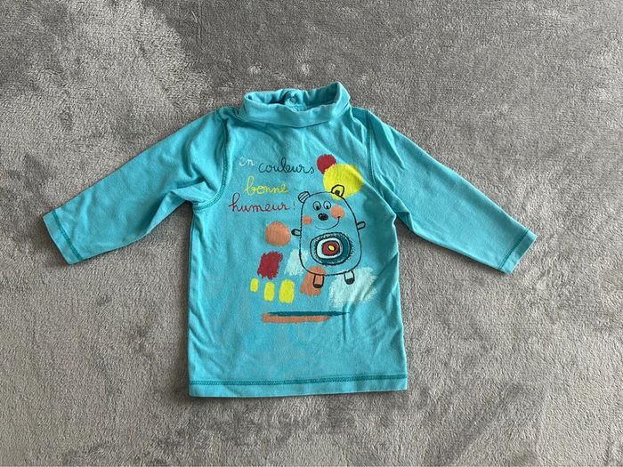 T-shirt manches longues col roulé - 6 mois - Orchestra