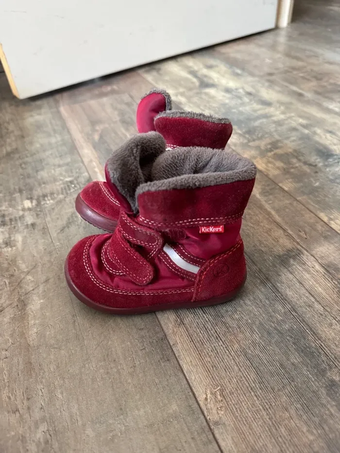 Bottines bien chaude kickers taille 22 - photo numéro 3