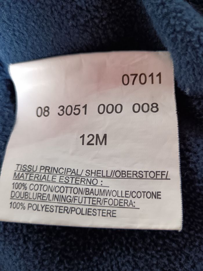 Blouson rouge garçon 12 mois Kimbaloo - photo numéro 5