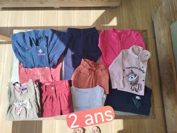 Lot vêtements fille 