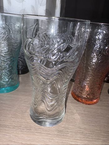 Lot verre coca cola
