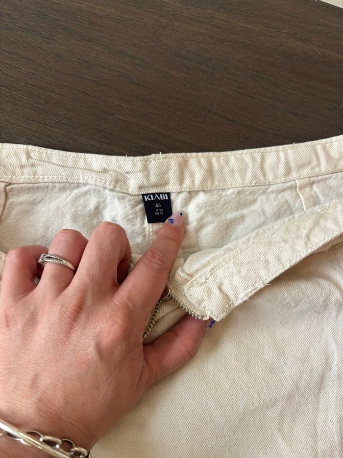Jupe short beige - photo numéro 5