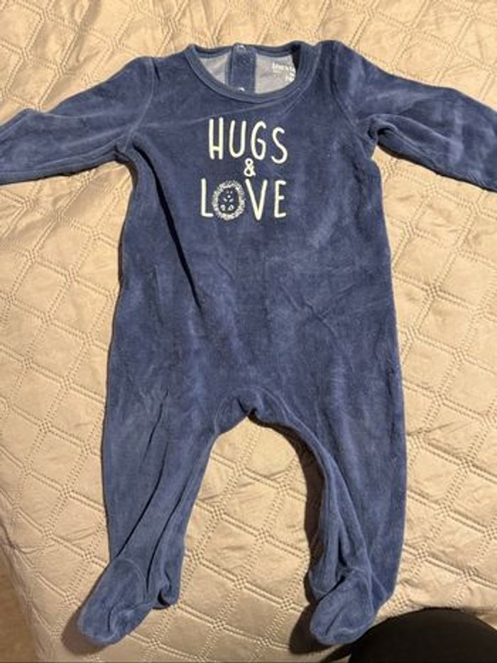 Lot de 2 pyjamas pour bébé 9 mois /marque Inextenso et Kiabi - photo numéro 5