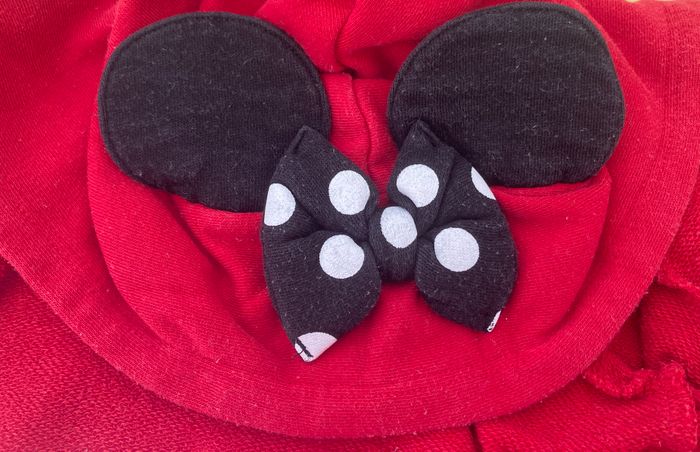 gilet à capuche zippée Minnie Disney taille 9/12 mois - photo numéro 4