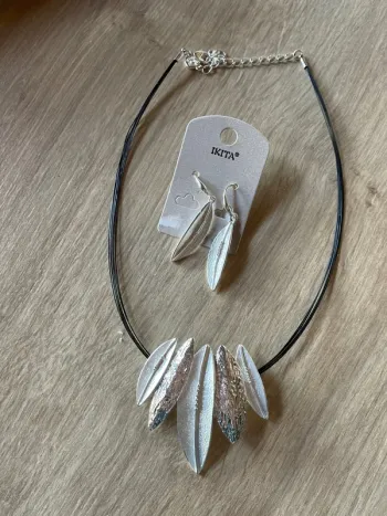 Parure collier boucles d’oreilles