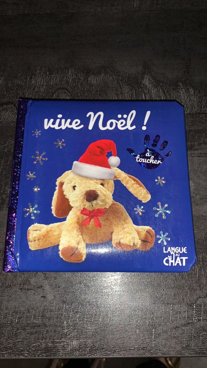 Livre à toucher Vive Noël