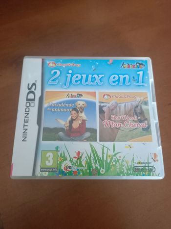 Jeu Nintendo DS 2 jeux en 1 l'Académie des animaux / Best Friends mon cheval