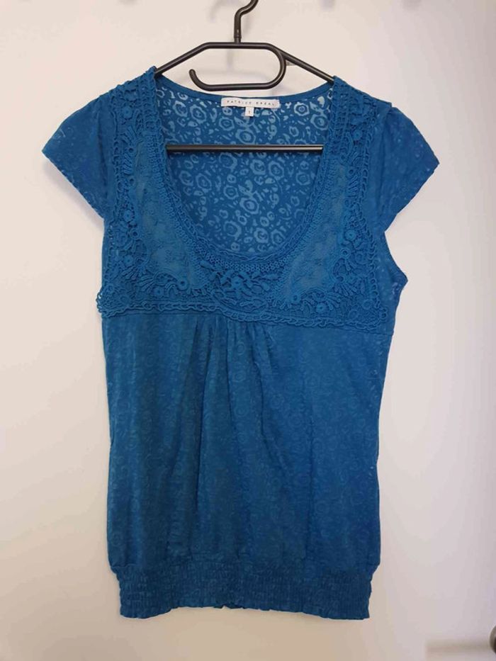 Haut leger dentelle patrice breal taille 38