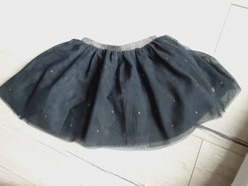 Vêtement bébé fille jupe à tulles et points dorés Obaïbi 9 mois