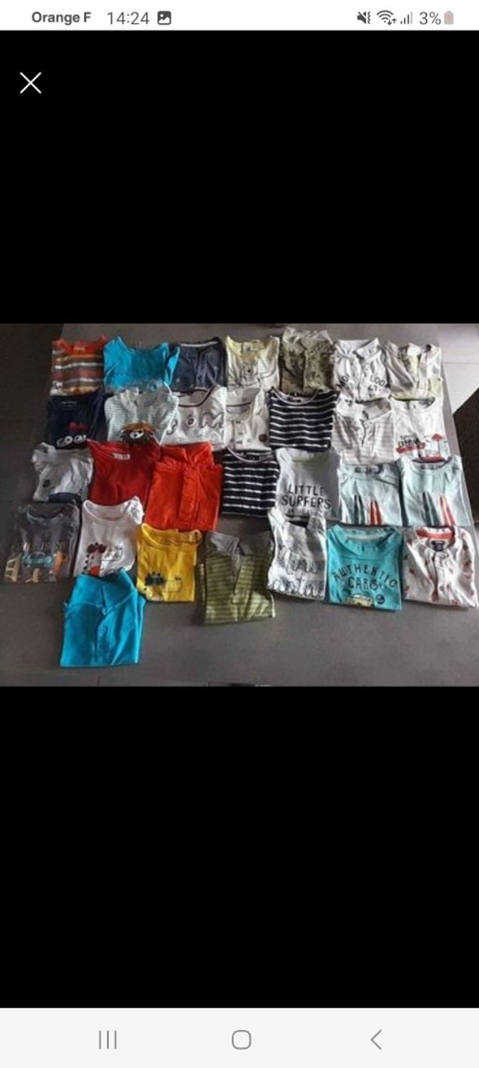 Lot 6 mois garçon été