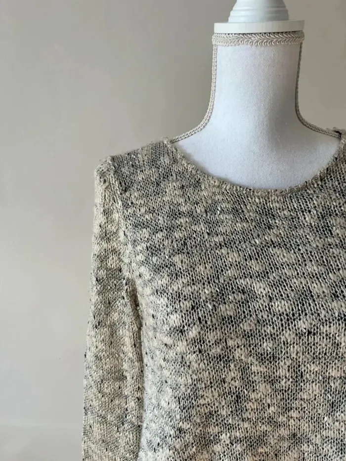 Pull en laine avec faux chemisier intégré - Taille Unique - photo numéro 3
