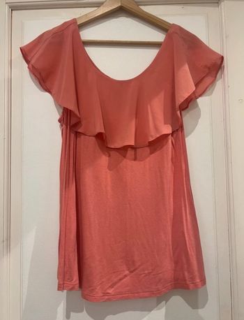 Haut fluide rose New look taille 40