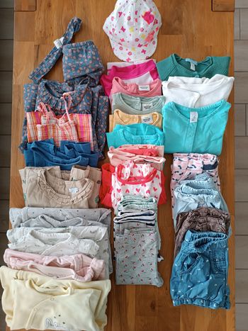 Lot de vêtements fille été - 12 mois