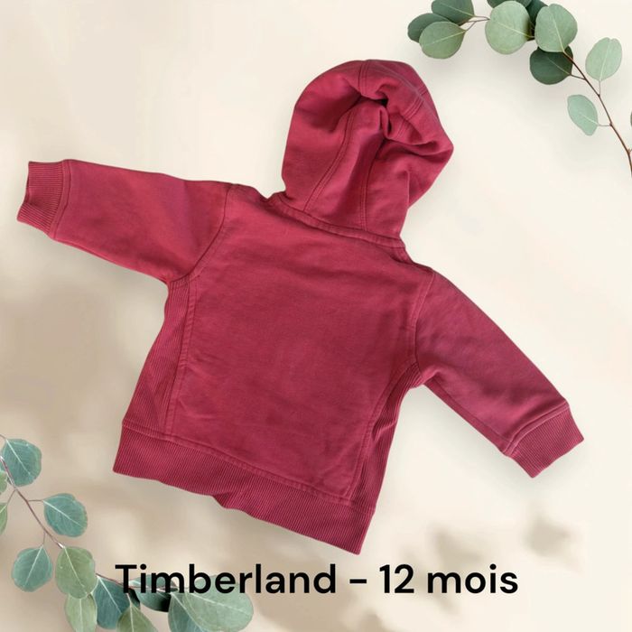 Veste zippée Timberland 12 mois - photo numéro 2