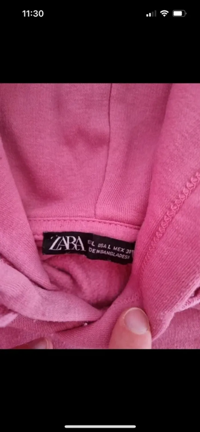 Sweat-shirt rose - photo numéro 2