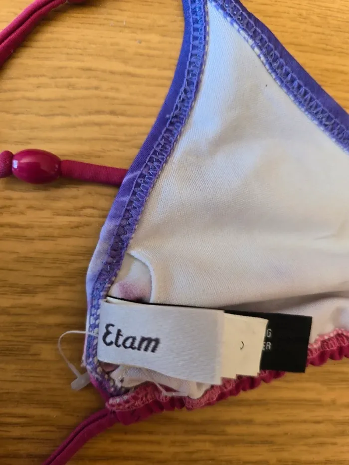 Haut de maillot de bain NEUF "Etam" (lot de 2) Taille 38 - photo numéro 3