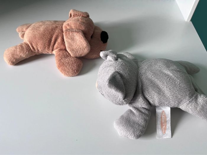 Lot de 2 peluches chien et chat Melissa&doug - photo numéro 3