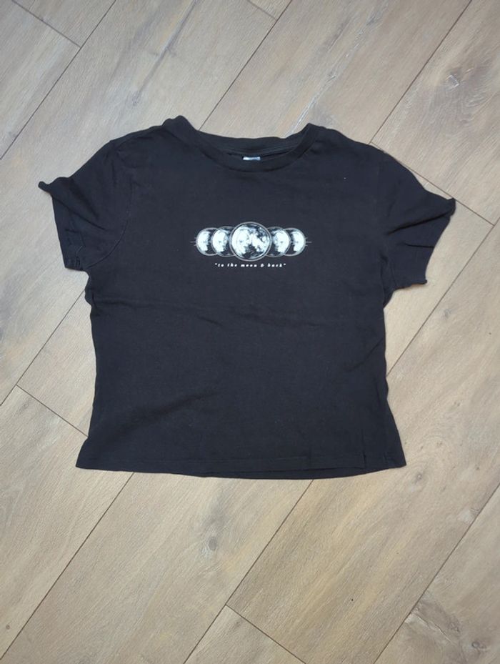 Tee-shirt court h&m S