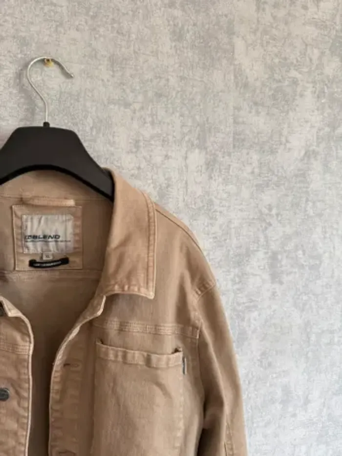veste en jean marron Blend taille XL - photo numéro 3