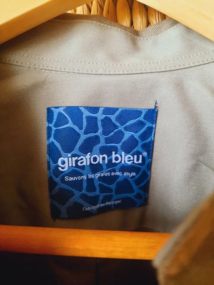 Chemise Girafon bleu S neuve - photo numéro 4