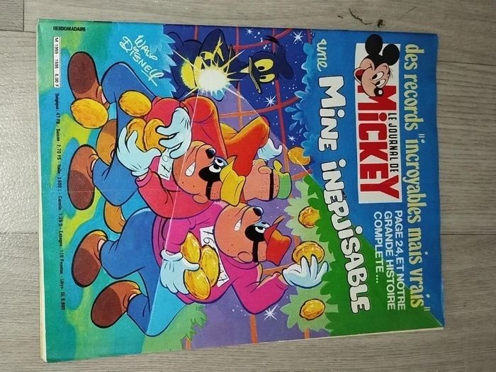 Lot Vintage 7 magazines Journal de Mickey année 1983 L057  7593973615 - photo numéro 5