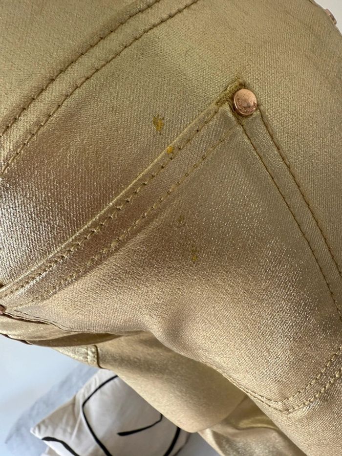 Pantalon doré pour femme - photo numéro 6