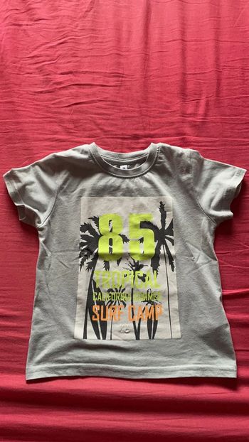 T shirt garcon gris 3 ans