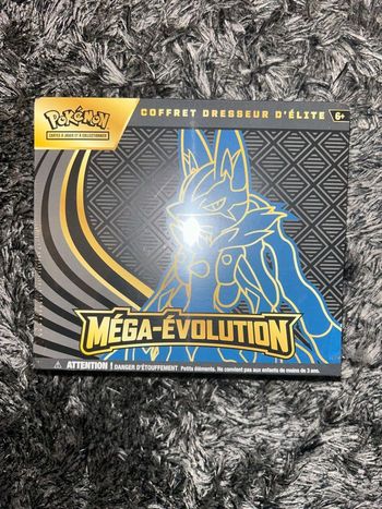 Etb élite trainer box mega évolution coffret dresseur d’élite lucario me1 