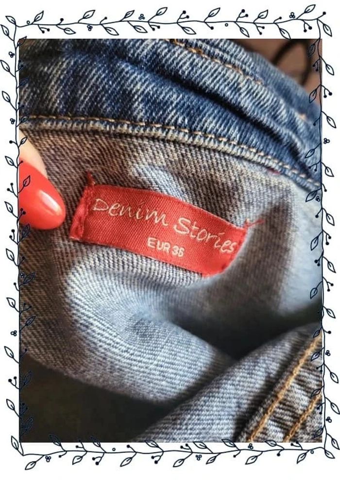 Veste en jean avec motif - photo numéro 6