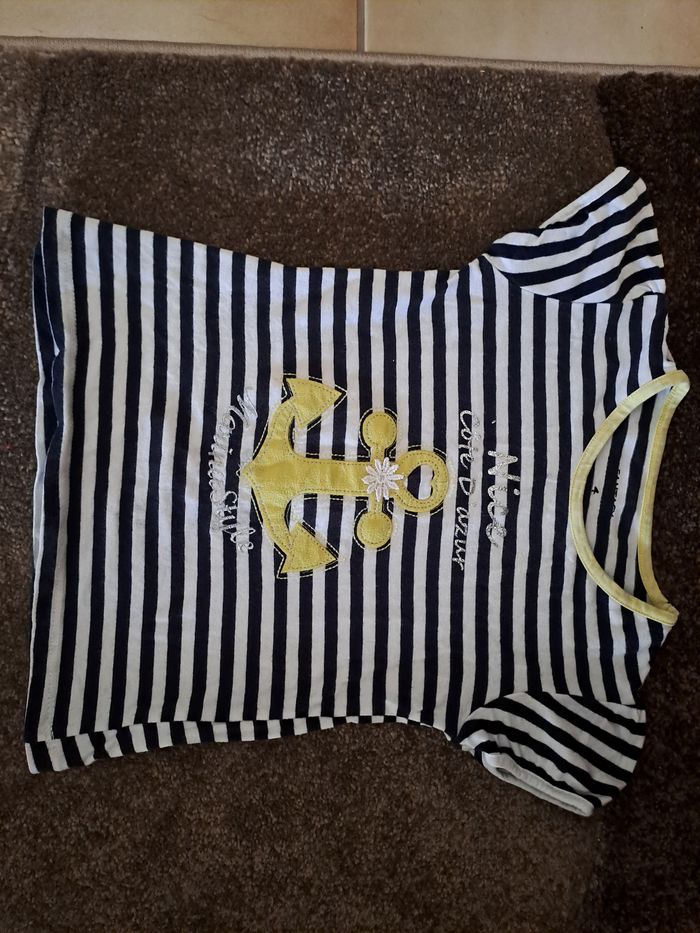 Lot de 2 tshirts marin 4 ans - photo numéro 3