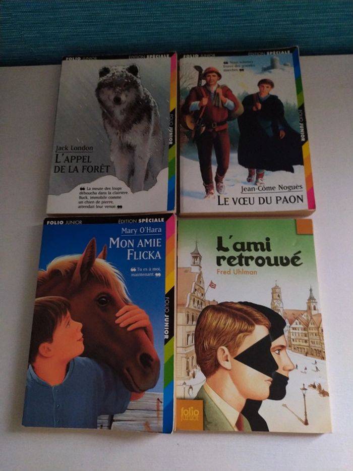 Lot de 4 livres Folio Junior 11 ans - photo numéro 1