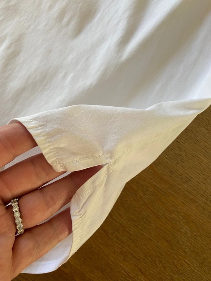 Chemise blanche sans col Caroll taille 42 - photo numéro 7