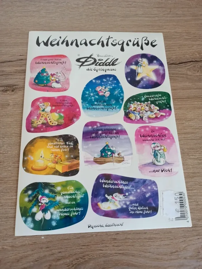 Planche autocollante Diddl