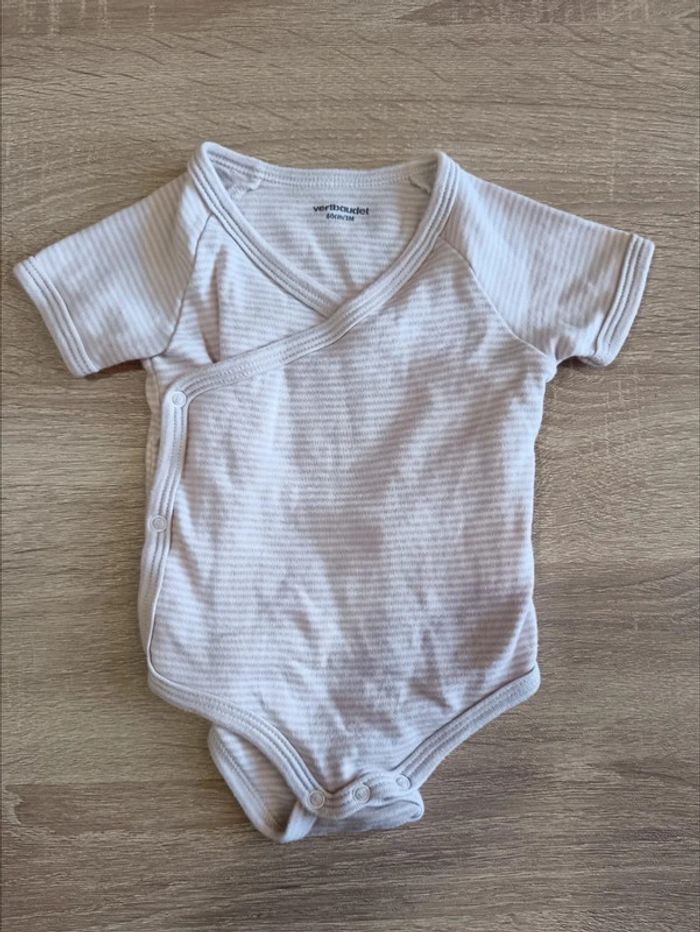 C44 Lot bodies kitchoun / verbaudet 3 mois - photo numéro 4
