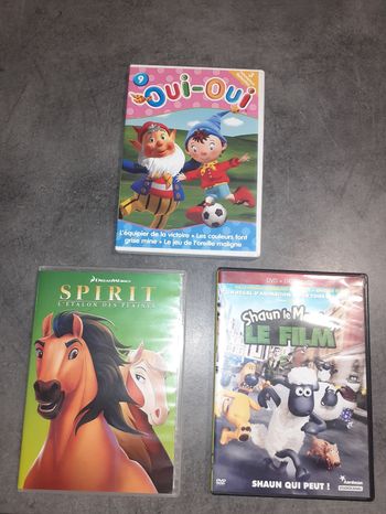 Lot de 3 dvd