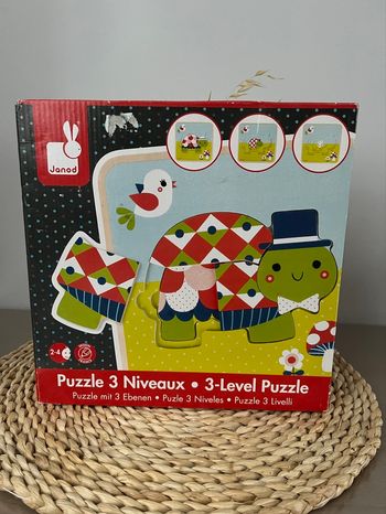 Puzzle Janod tortue