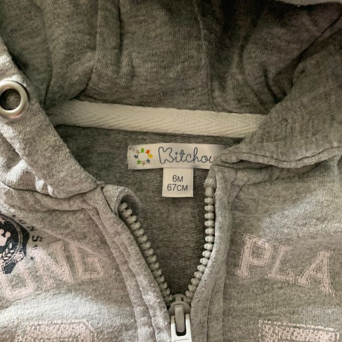 Ensemble Kitchoun 6 mois gris - photo numéro 3