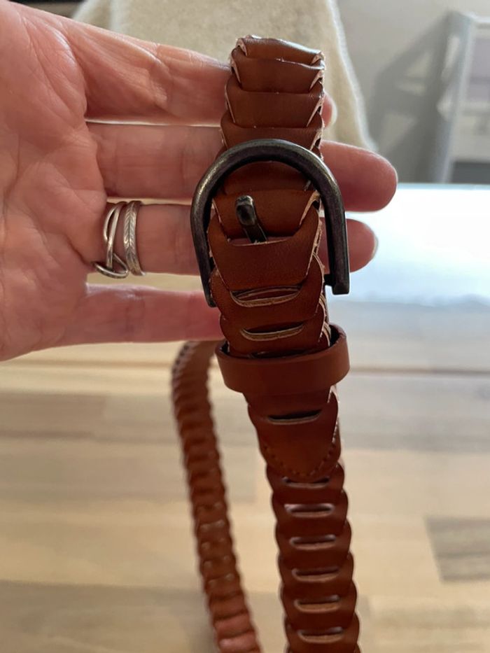 Ceinture longueur total 80 cm bonobo style rétro - photo numéro 3