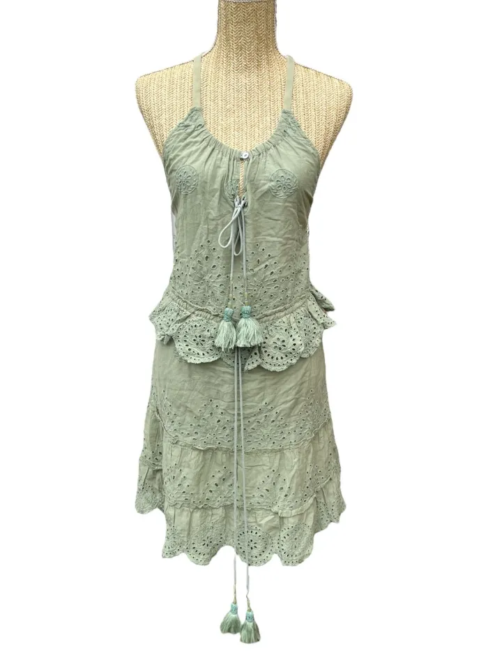 Robe Chloé Laetitia femme vert kaki Taille M Neuf - photo numéro 1