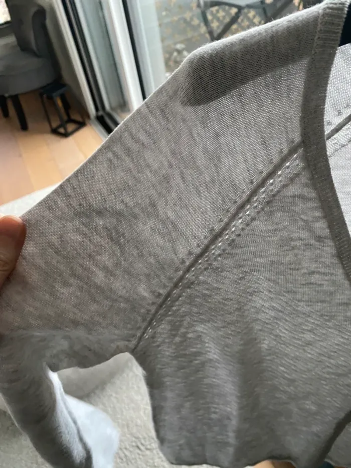 Gilet gris taille L - photo numéro 3