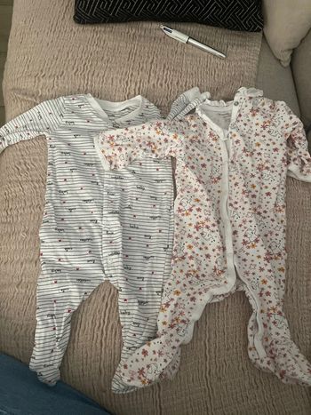 Pyjamas coton 3 mois à motif