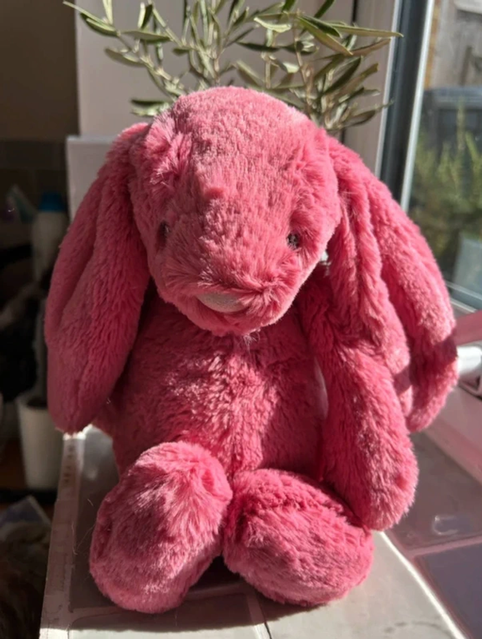 Lapin Jellycat personnalisé Phoebe cerise