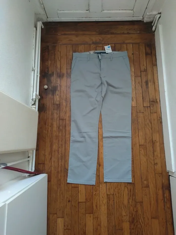 Pantalon jeans gris - photo numéro 3