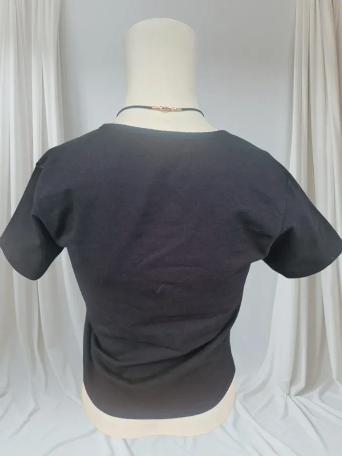 Tee-shirt, Top, Noir, Egon, T.S - photo numéro 2