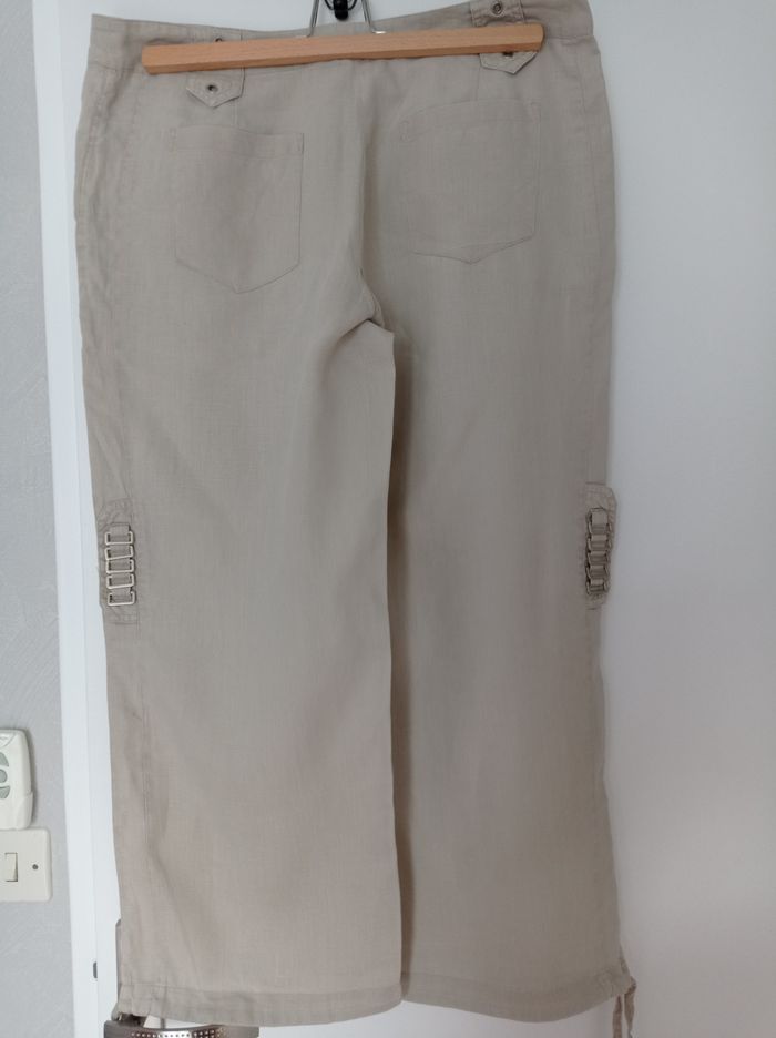 PANTACOURT DPM BY DEPECHE MOD Beige/Crème. - photo numéro 2