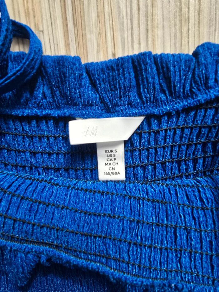 Robe bleu roi - H&M - Taille S - photo numéro 3