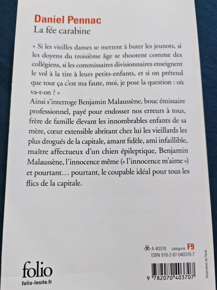 La fée carabine Daniel Pennac - photo numéro 2