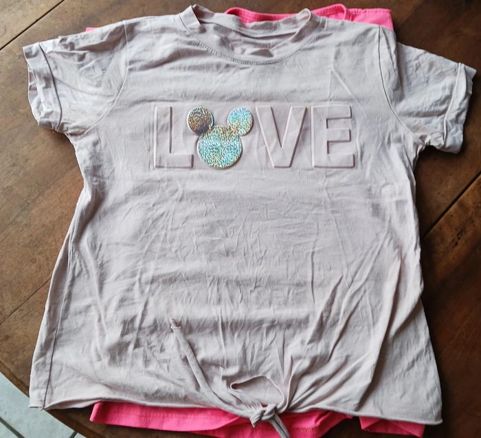 Lot de 2 Tee-shirt minnie - photo numéro 3