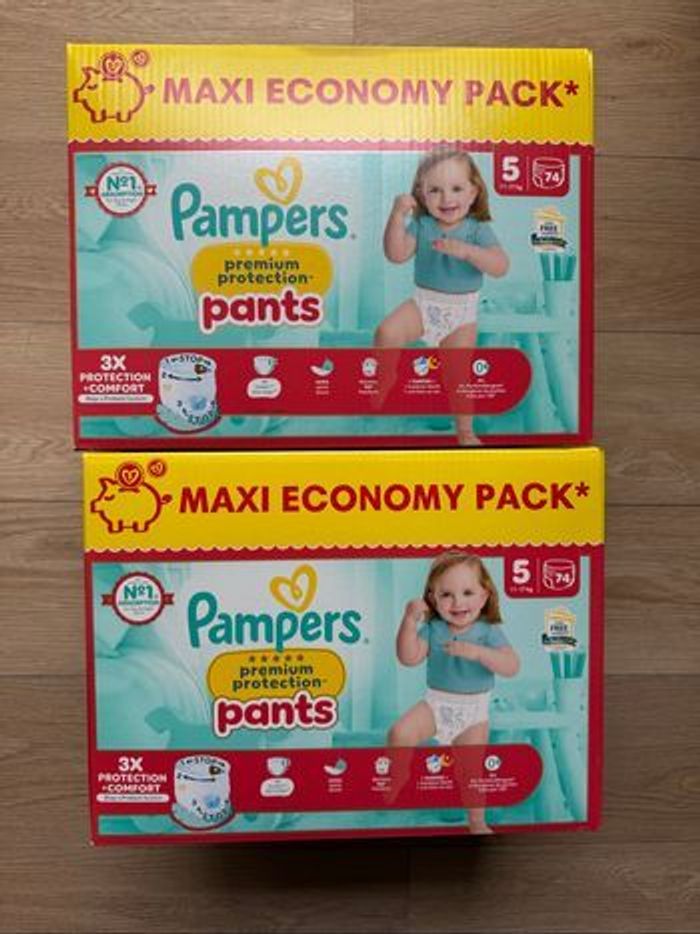 148 couches culottes Pampers pants premium taille 5
